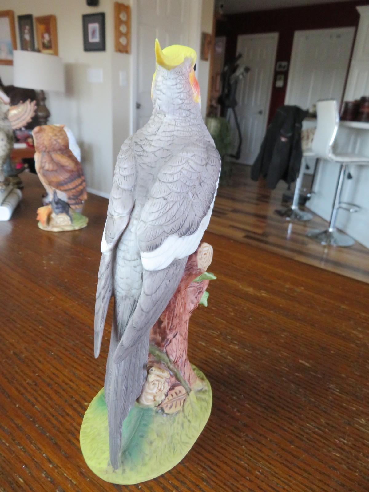 Andrea by Sadek Cockatiel Bird Figurine #6014 Japan 1982 Vintage With Box