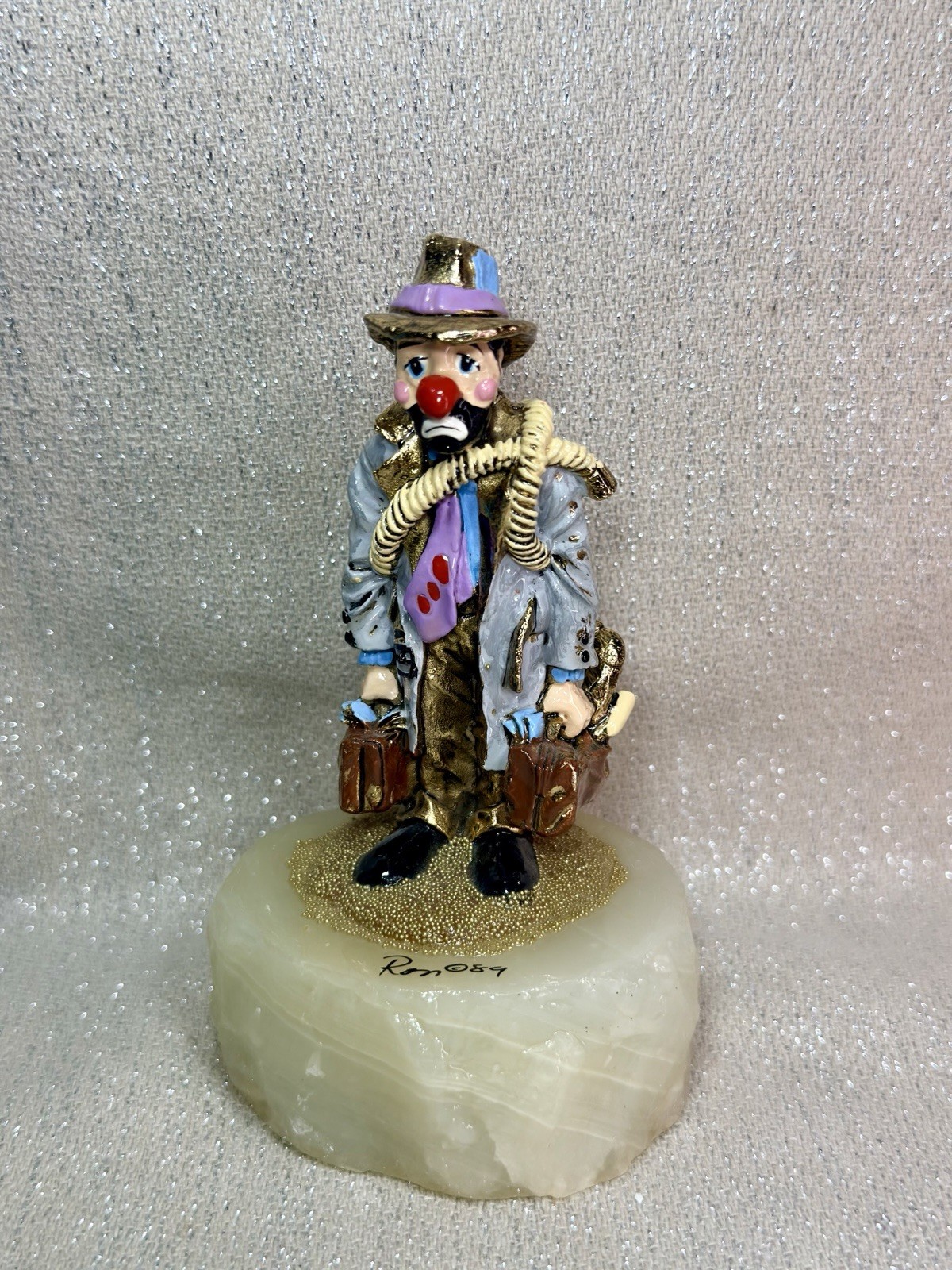 RARE Ron Lee The Salesman L167 Limited Edition Hard Signed Clown Sculpture B16