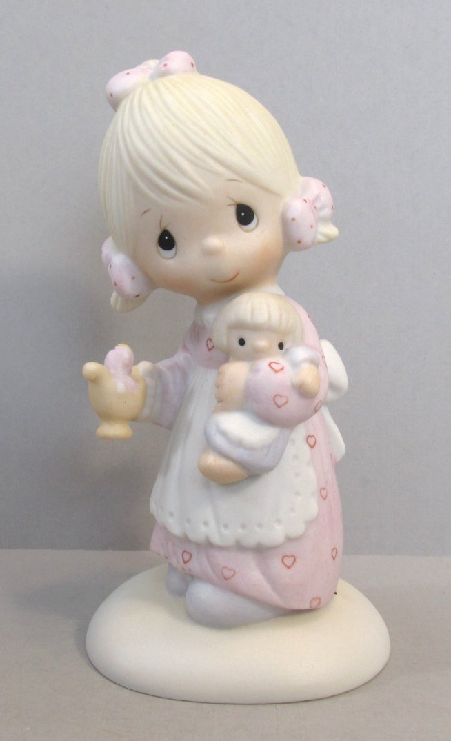 1978 Precious Moments “Jesus is the Light” Girl with Candle Figurine – E-1373/G