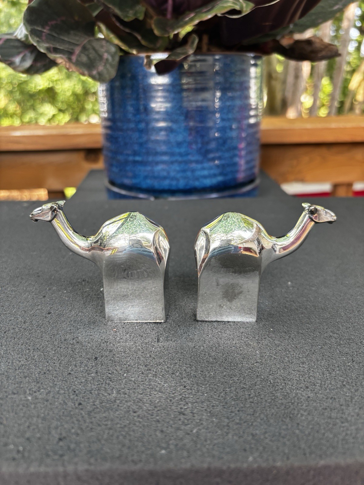 Silver Player Reindeer Figurine DANSK Design Animal Collection