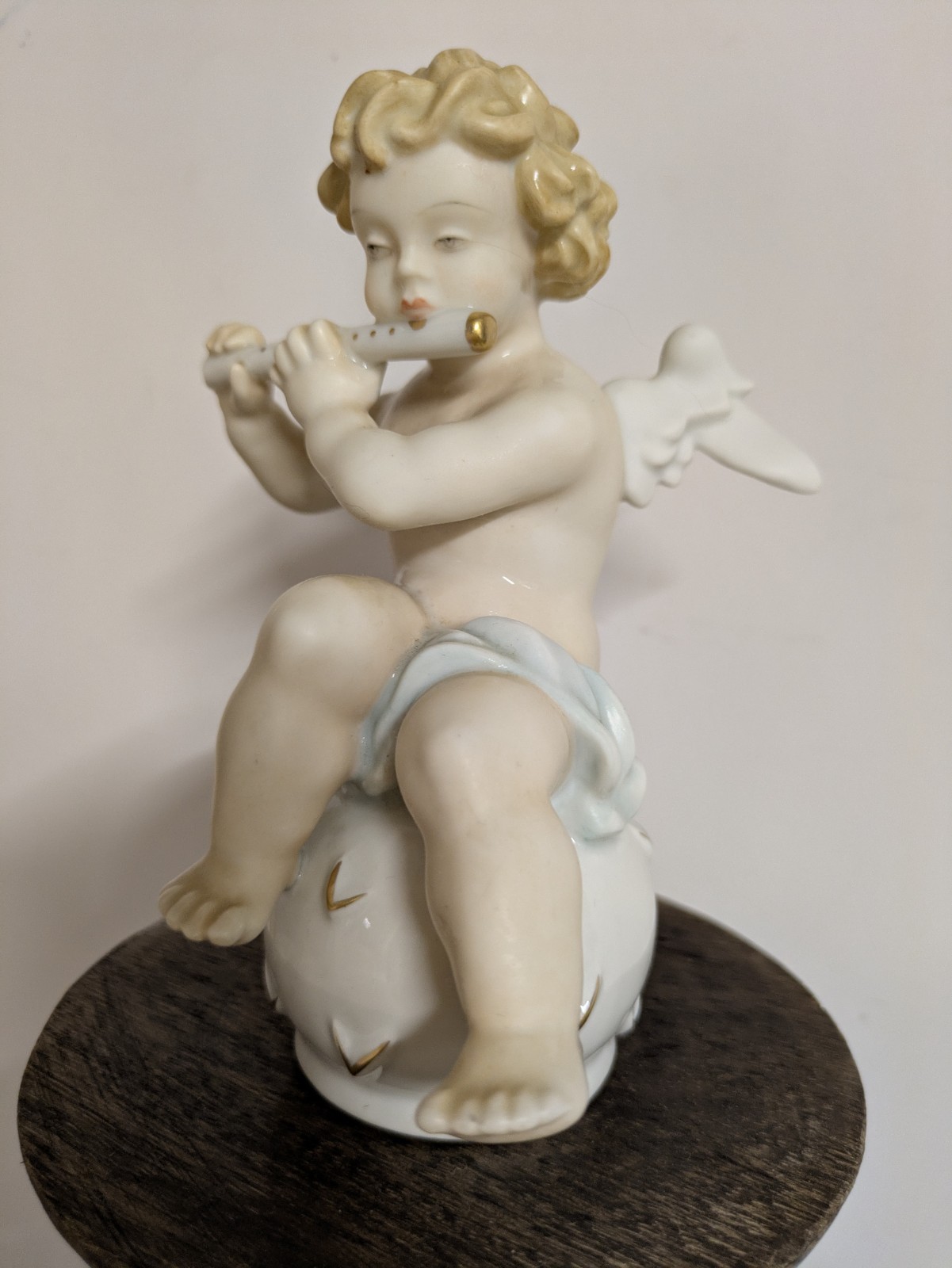 Rosenthal Germany Kunstabteilung Selb Porcelain Putto Figurine Cherub Rare Read*