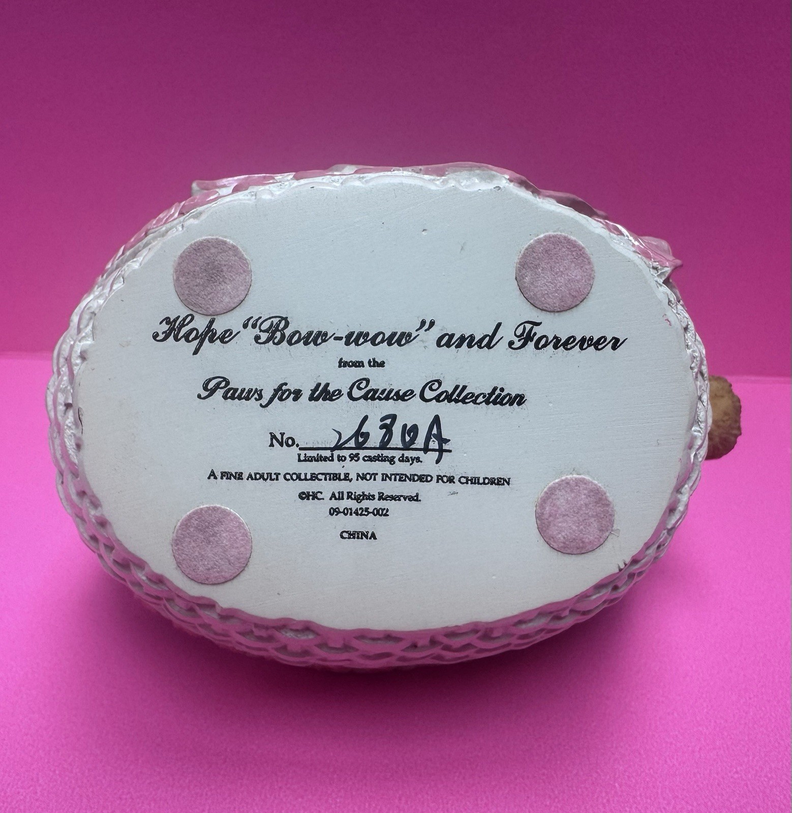 Paws For The Cause Collection Hope “Bow-Wow” & “Paws For The Cause” Set