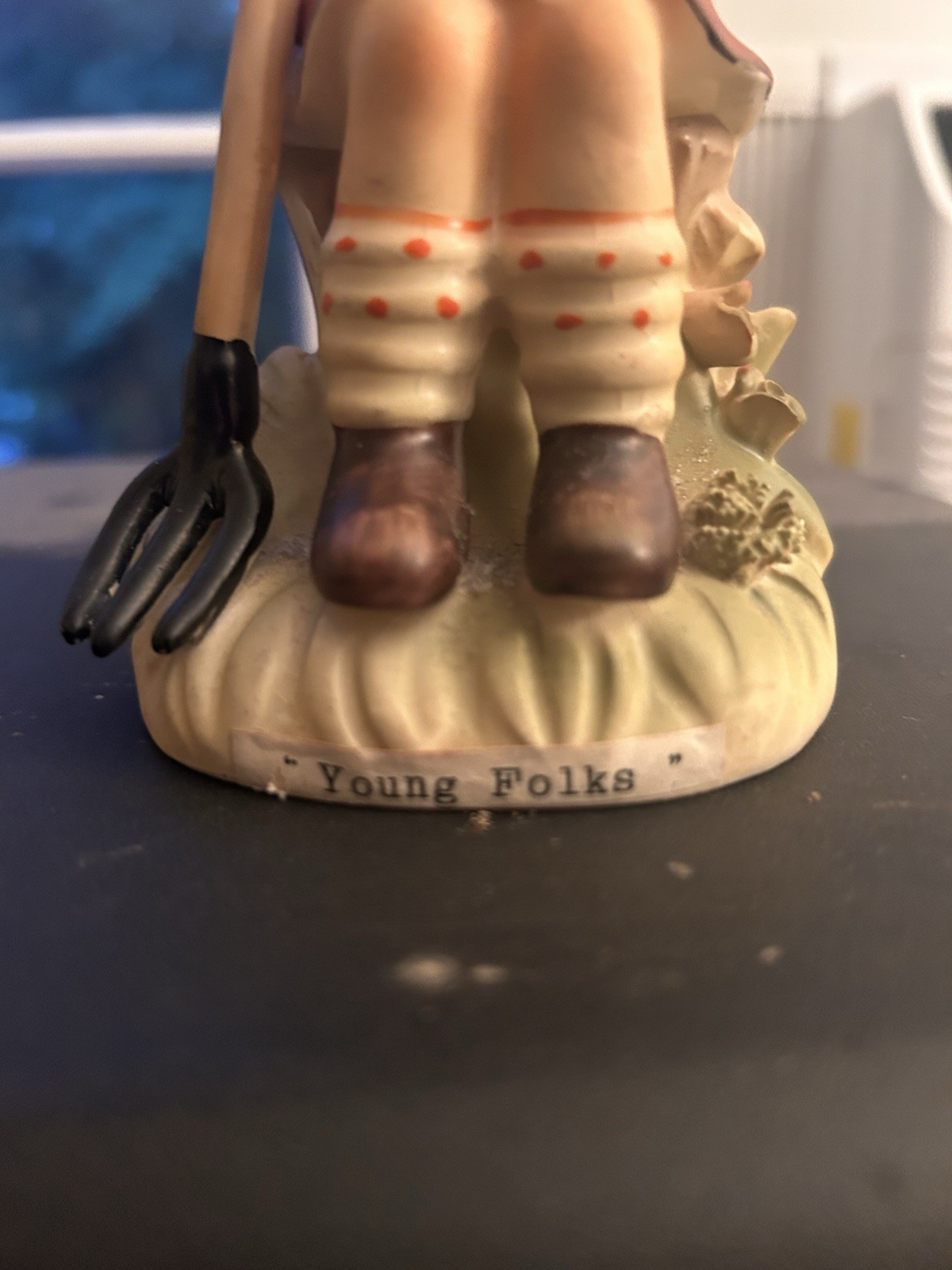 Charming Vintage Erich Stauffer Gardeners Figurines Set of 2