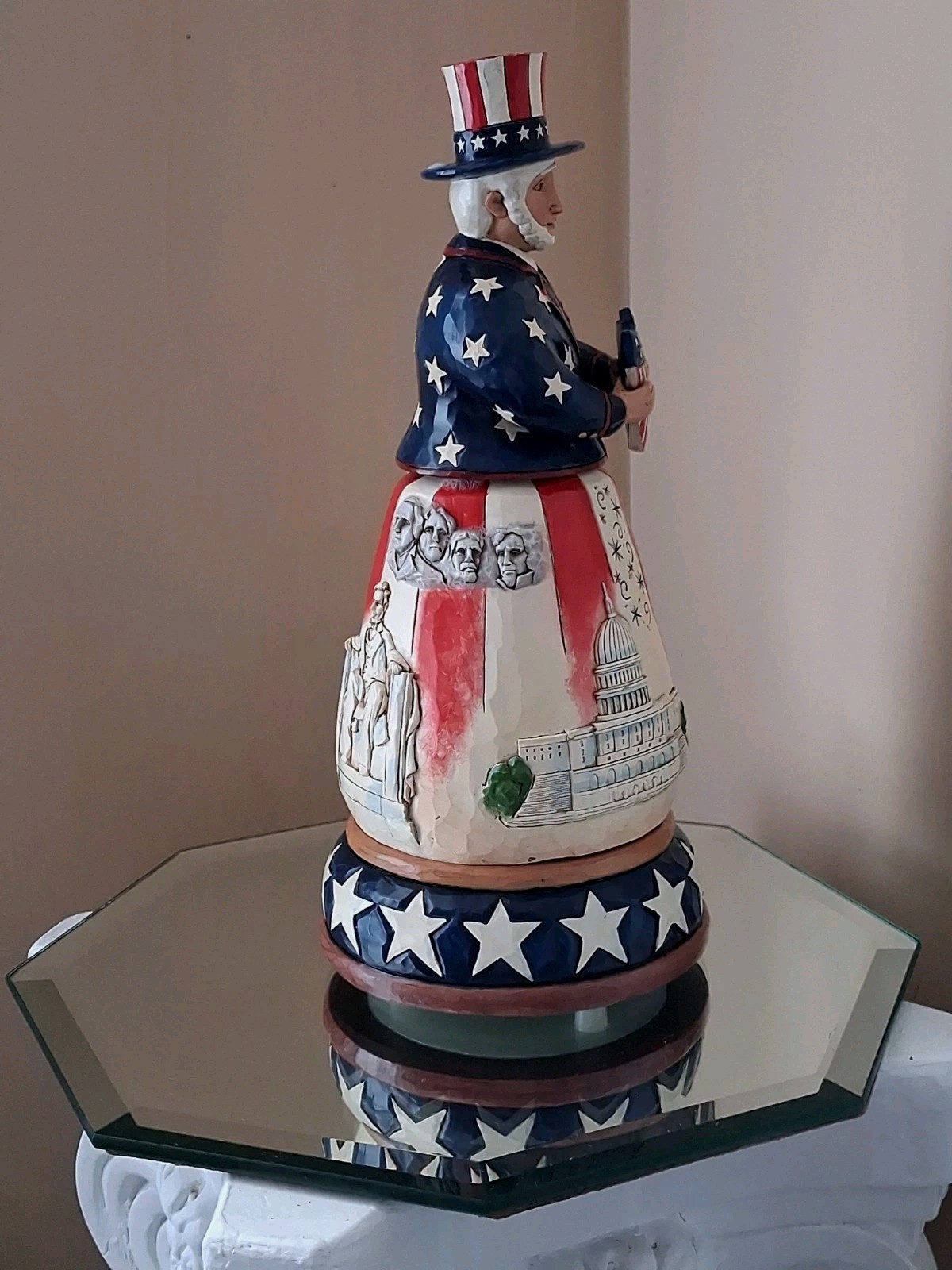 Jim Shore Uncle Sam “Freedom Forever” Figurine & Music Box