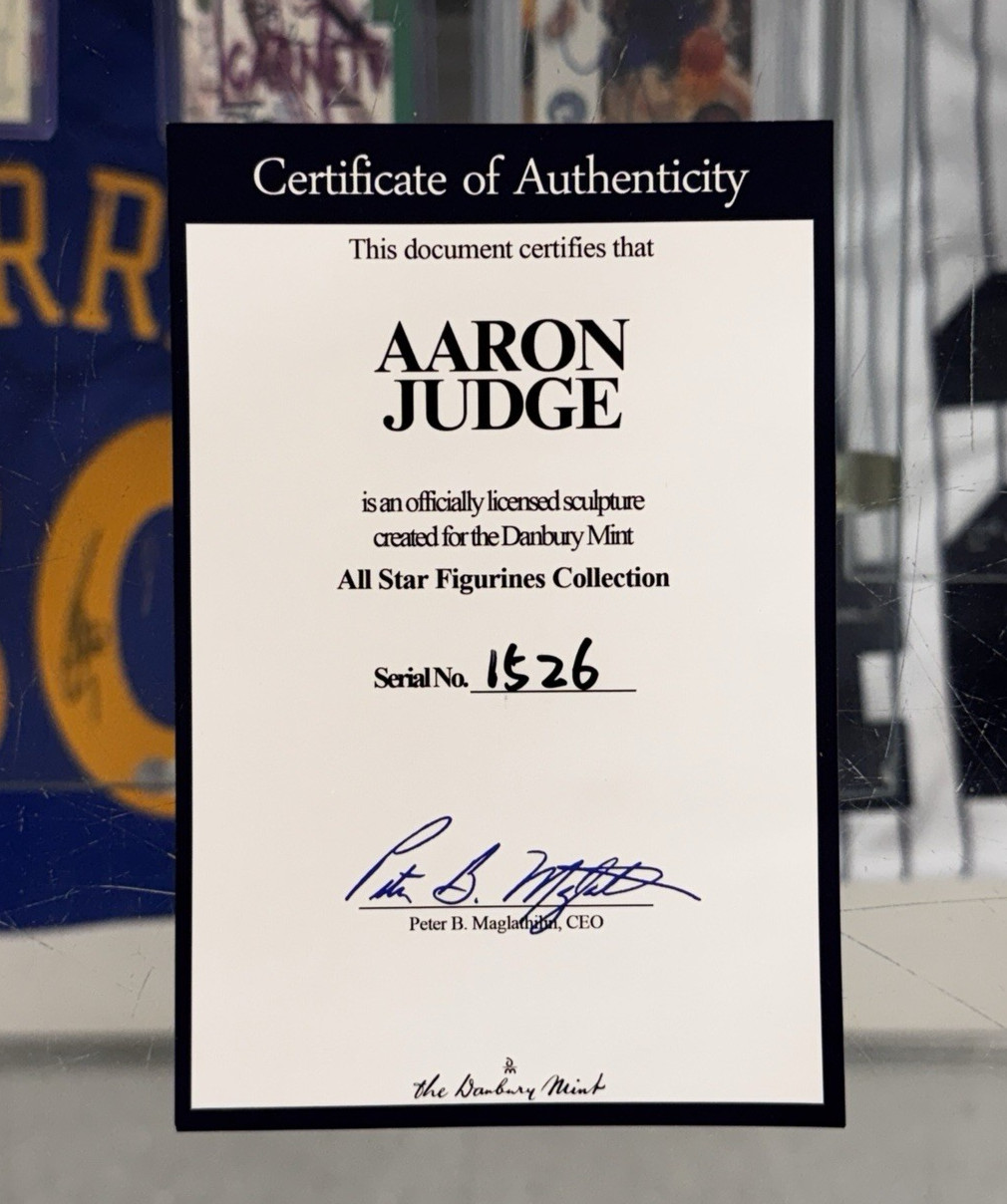 Aaron Judge Signed New York Yankees Danbury Mint Statue Figure – Authentic