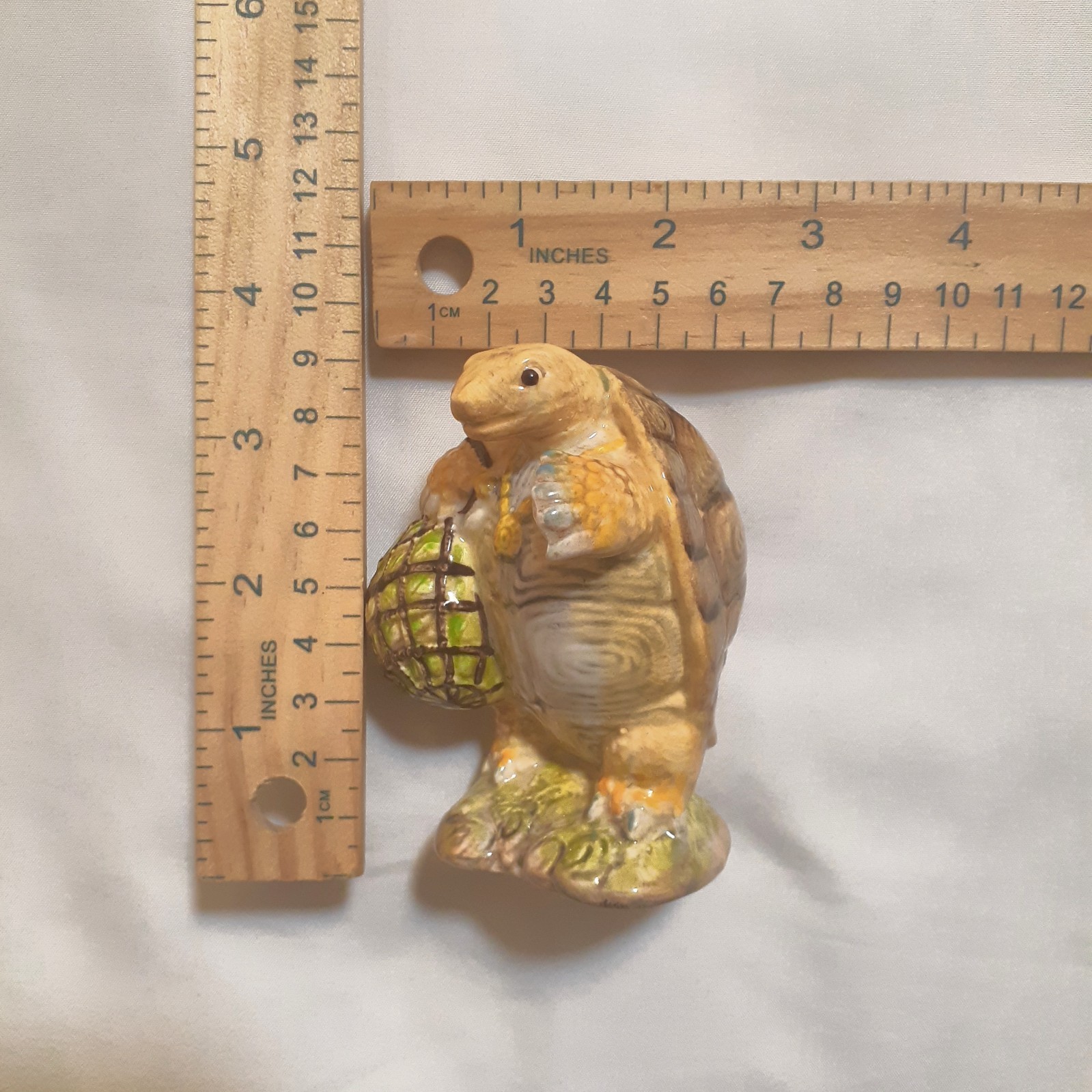 Beatrix Potter Mr Alderman Ptolemy Figurine Beswick England F Warne Tortoise