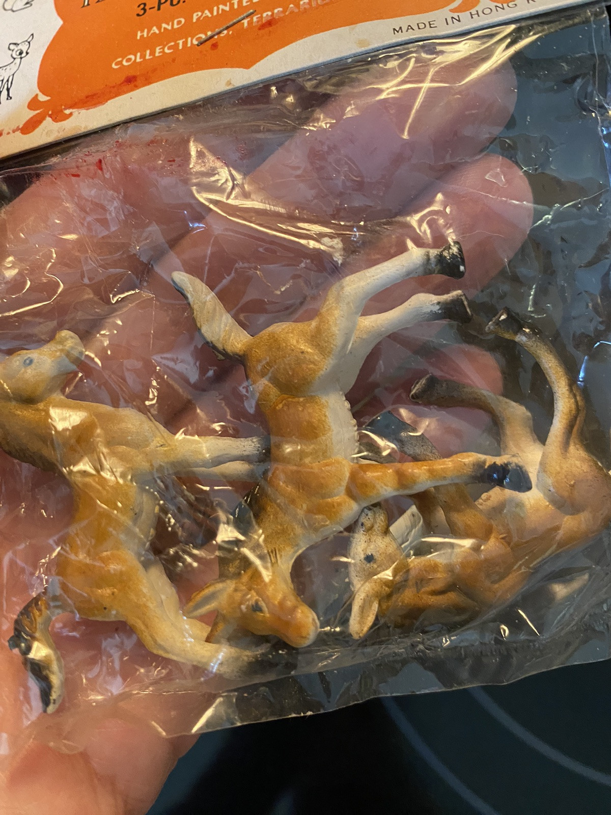 Vintage Esco Plastic Animal Deer New Never Opened Hong Kong