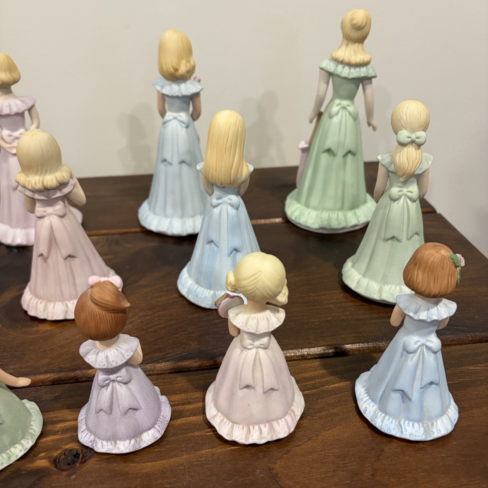 Lot of 16 Vintage Growing Up Birthday Girls Baby-15 Years Old Blonde/2 Brunette