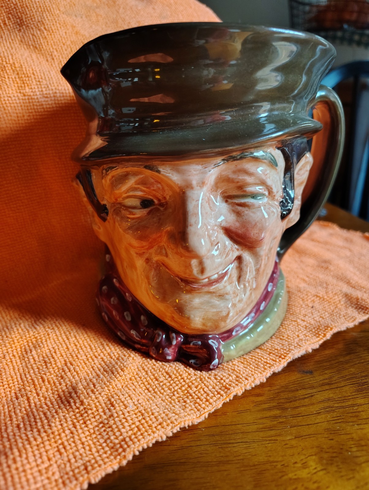 Royal Dalton 5 1/2″ Sam Weller Toby Jugs. Made In England.
