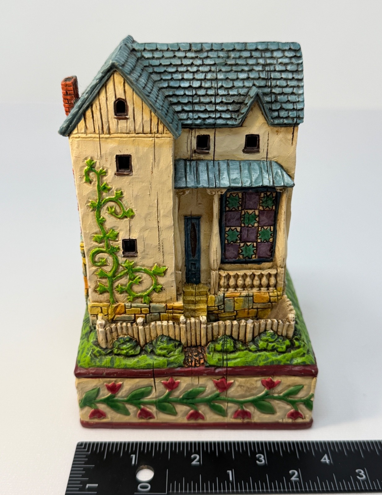 Vintage Jim Shore Heartwood Creek 2004 Farmhouse Starry Blocks Cottage Retired