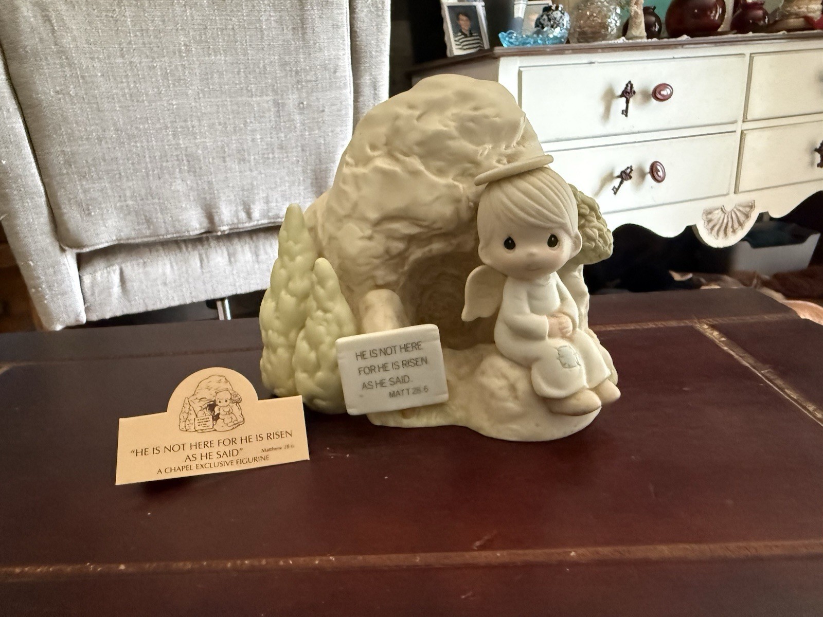 Precious Moments He Is Not Here For He Is Risen As He Said. Chapel Exclusive Fig