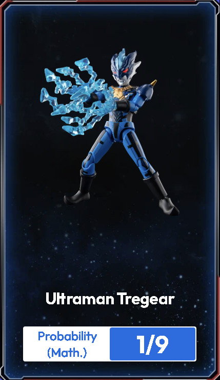 Blokees Ultraman Galaxy Version S 01 Mini Model Kit Tregear 1/9