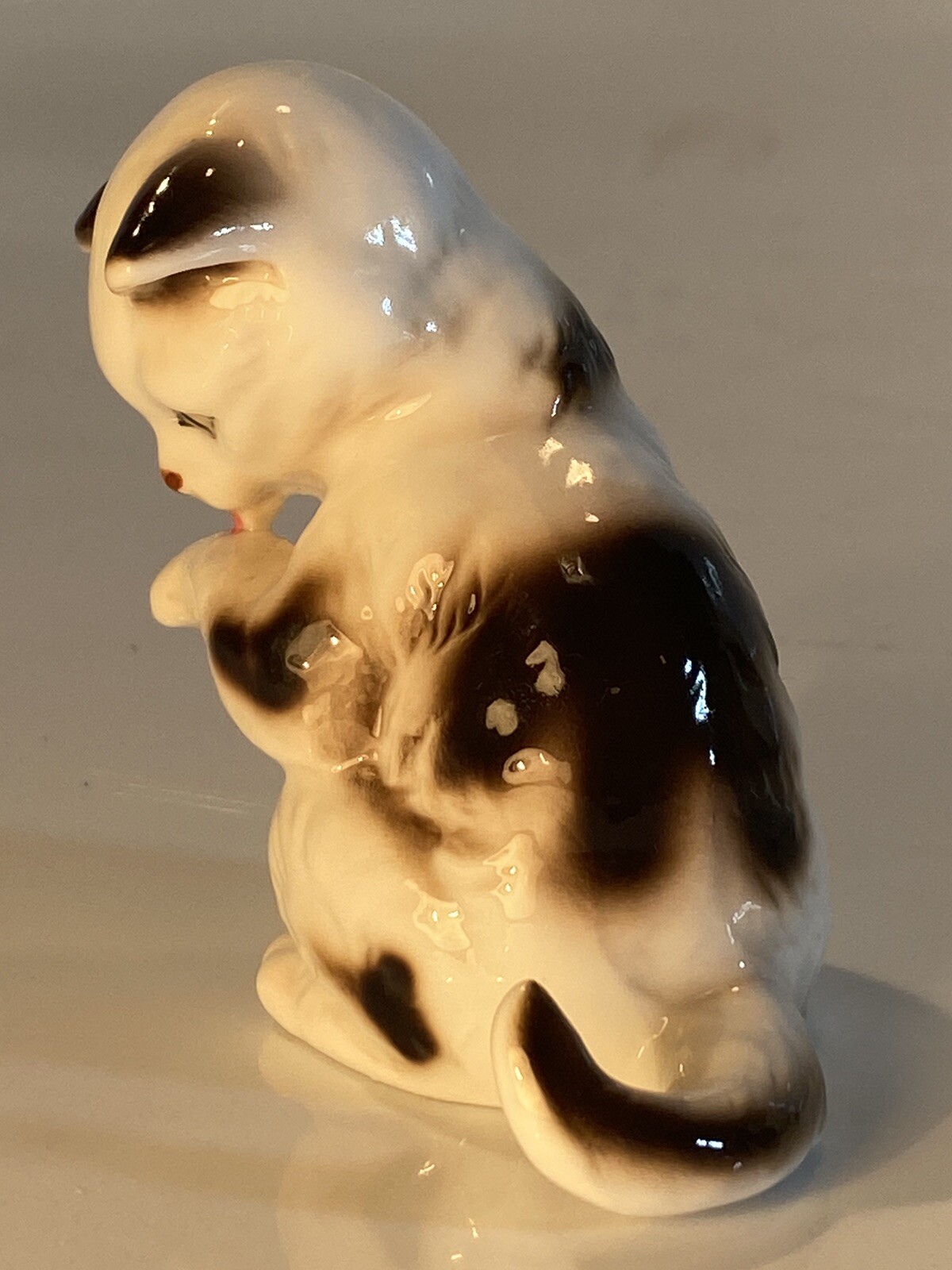 Cats of Character “Wash Time” ~The Danbury Mint~ Fine Bone China Figurine