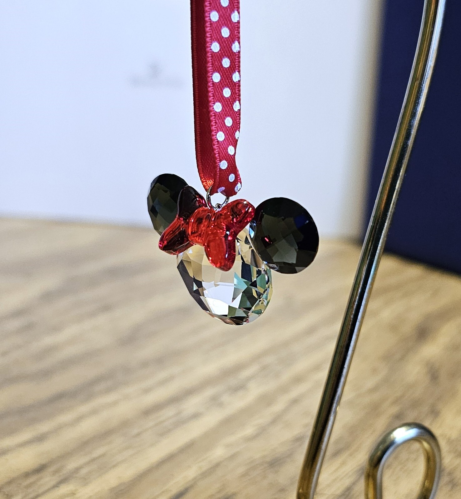 🐭Swarovski Crystal 2024 Macy’s Exclusive, Disney, Minnie Mouse Ornament, NIB