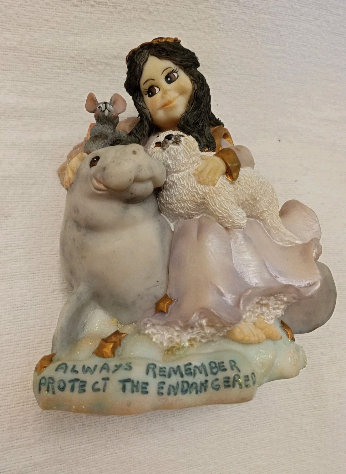 PROTECT THE ENDANGERED “Always Remember” 1999 Angel Originals Collectible Figure
