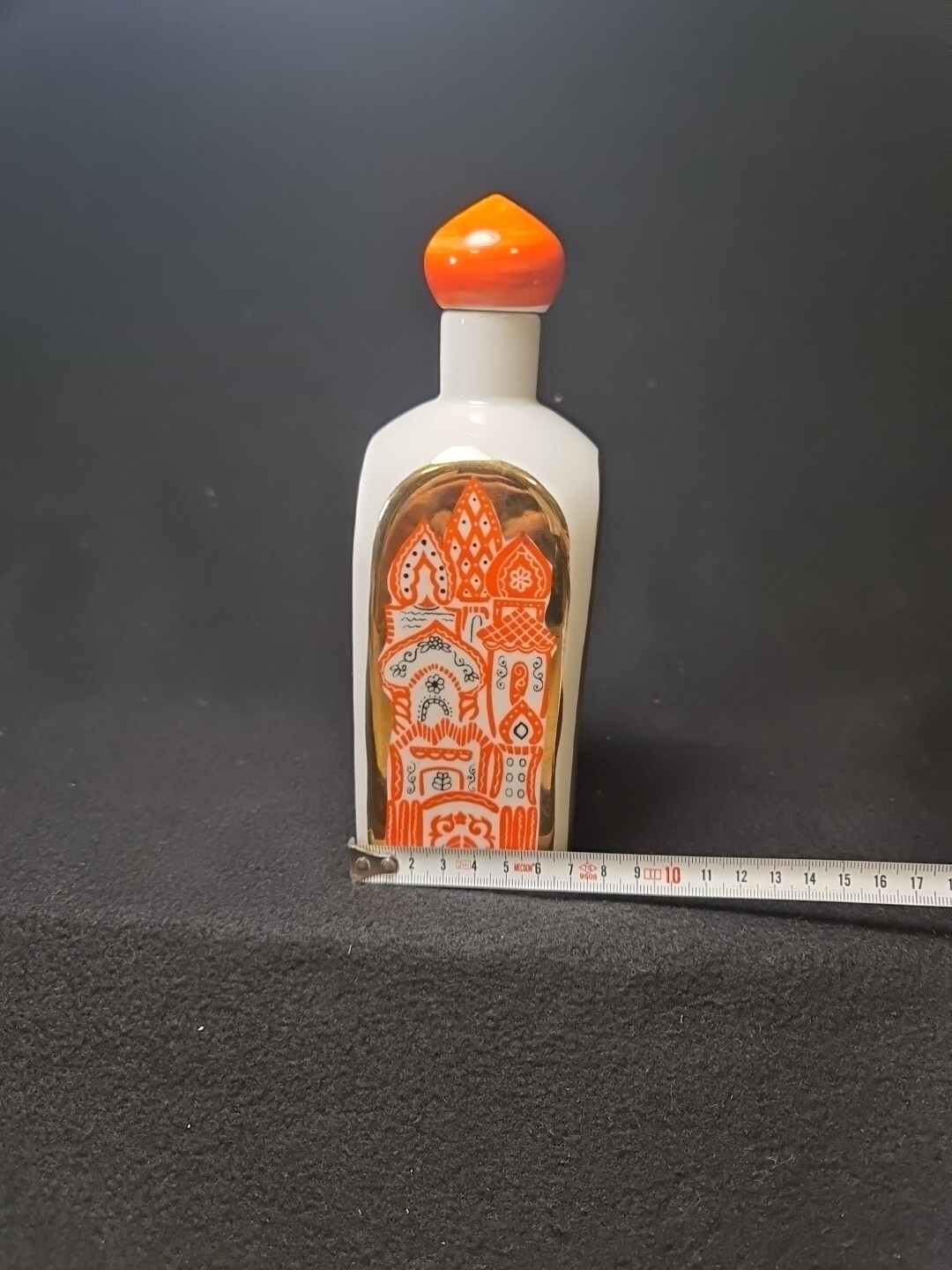 Vintage USSR porcelain collectible bottle 1970-1980 Shtof “Sofia Kyiv”