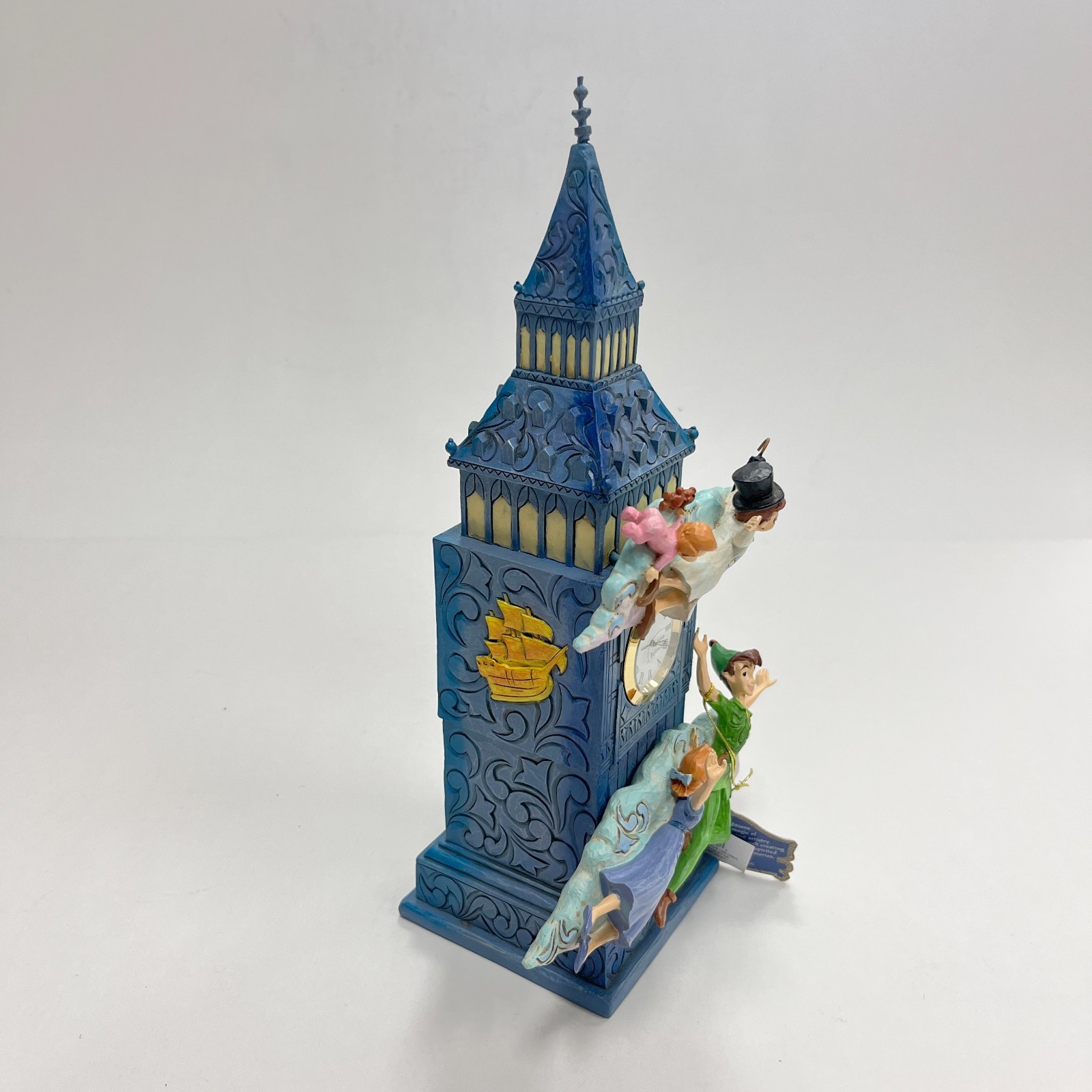 Jim Shore Disney Traditions Peter Pans Clock Figurine 6015025