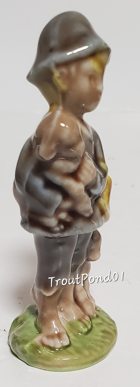 Wade Nursery Rhyme Favourites Figurine #11 Set 3 Little Boy Blue Blow Up 1974