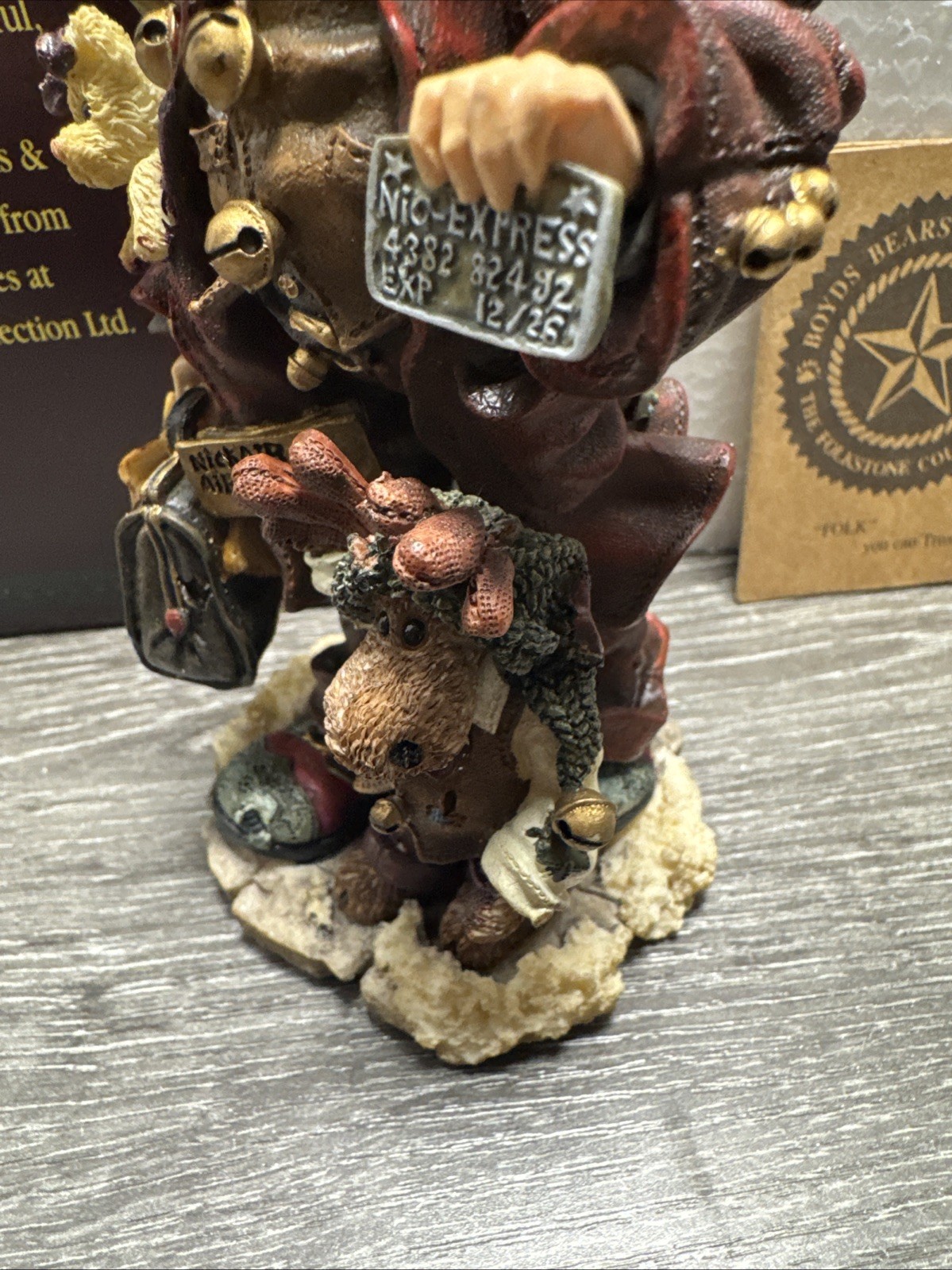 Boyds Bears & Friends Execunick The First Global Business Man Santa #28002