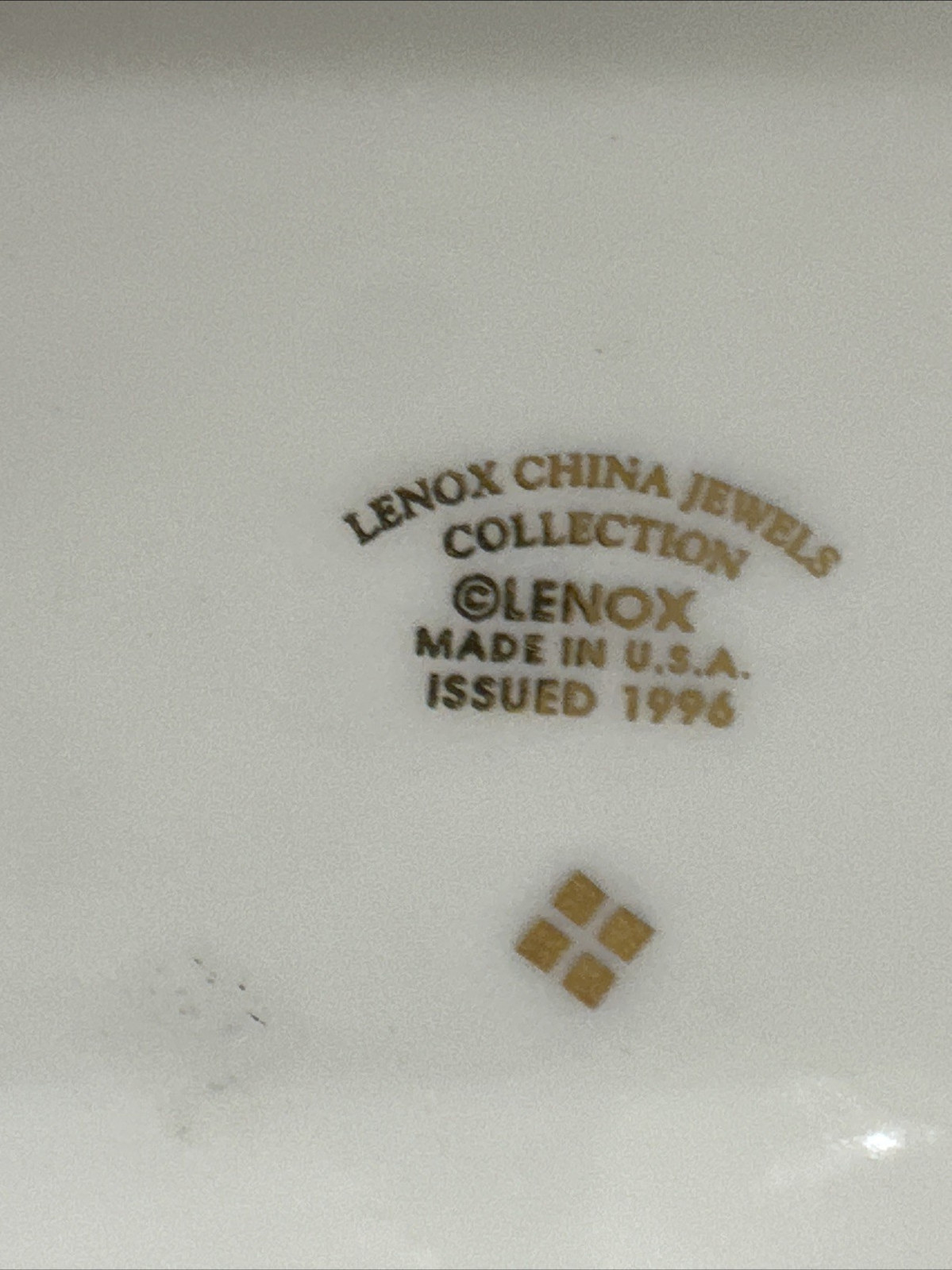 VTG 1996 LENOX China Jewels Family Collection “THE CHRISTENING” No Box READ