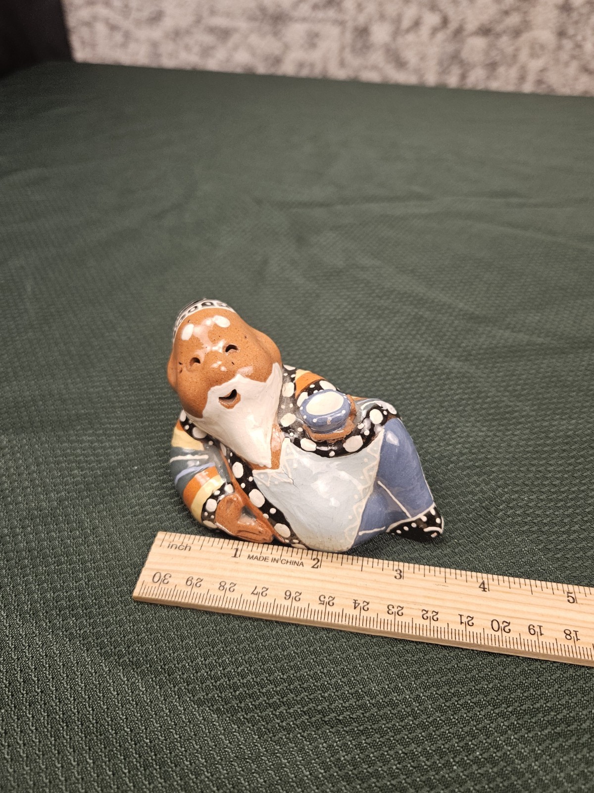 Traditional Uzbek man Ceram​ic Figure Central Asian