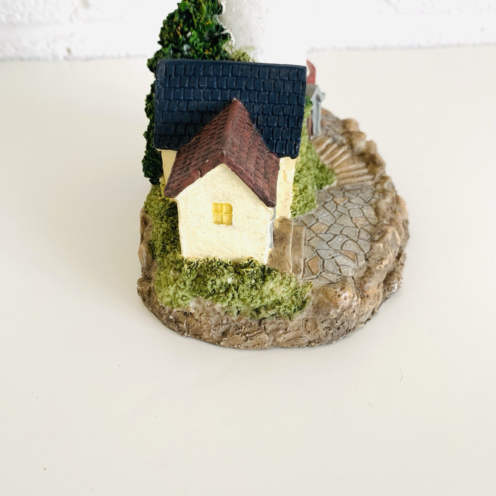 Lighthouse Lighted Nautical Decor Set Resin Beach Coastal Boating Sailing Theme
