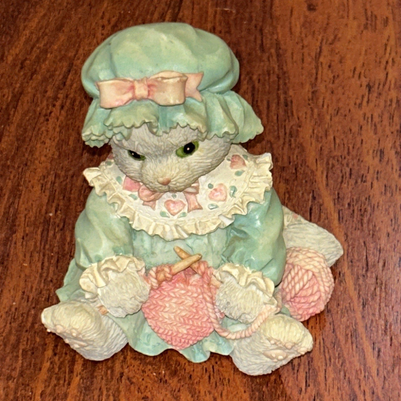 1993 Enesco Calico Kittens “Friendship Mends The Heart #623490