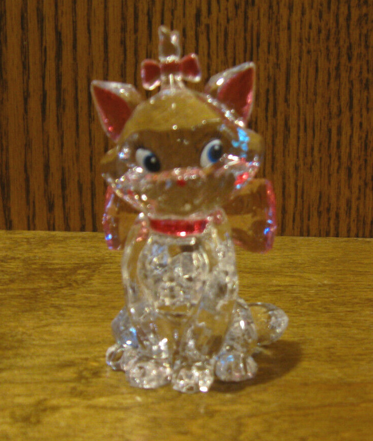 DISNEY Acrylic Facets #6009879 MARIE, 3.5″ NEW/Box From Retail Store, Enesco
