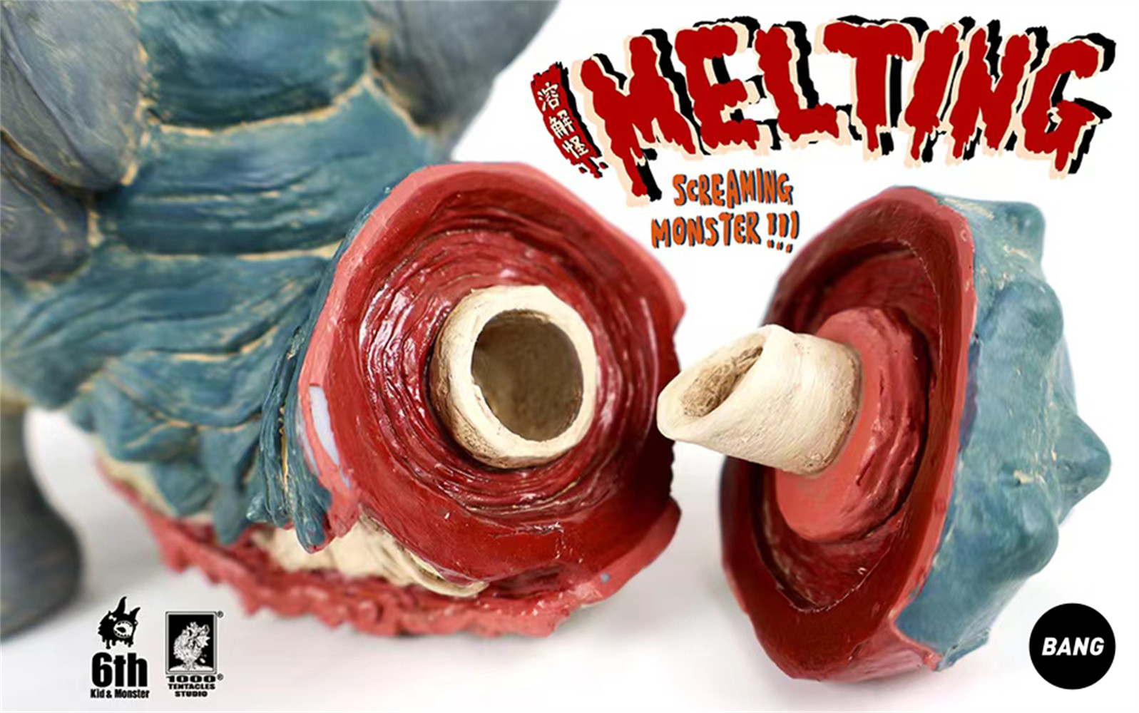 1000TENTACLES Studio Screaming Monster Limited Collectibles Fashion Figure NEW