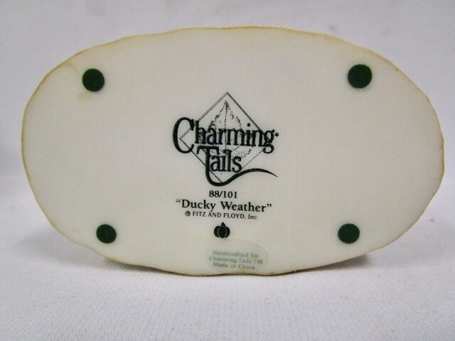 Charming Tails ” Ducky Weather ” With Box