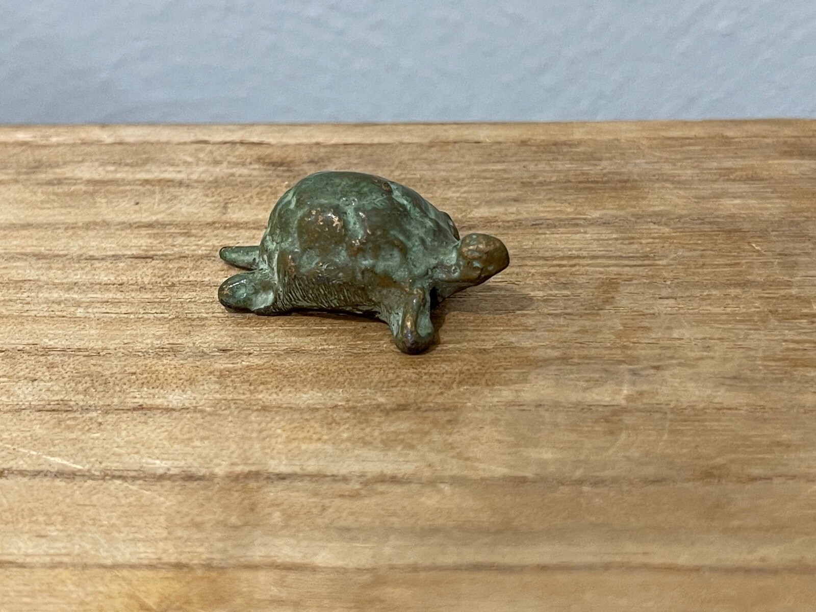 Possibly Vintage Patinated Metal Cast Iron ? Turtle Figurine / Paperweight