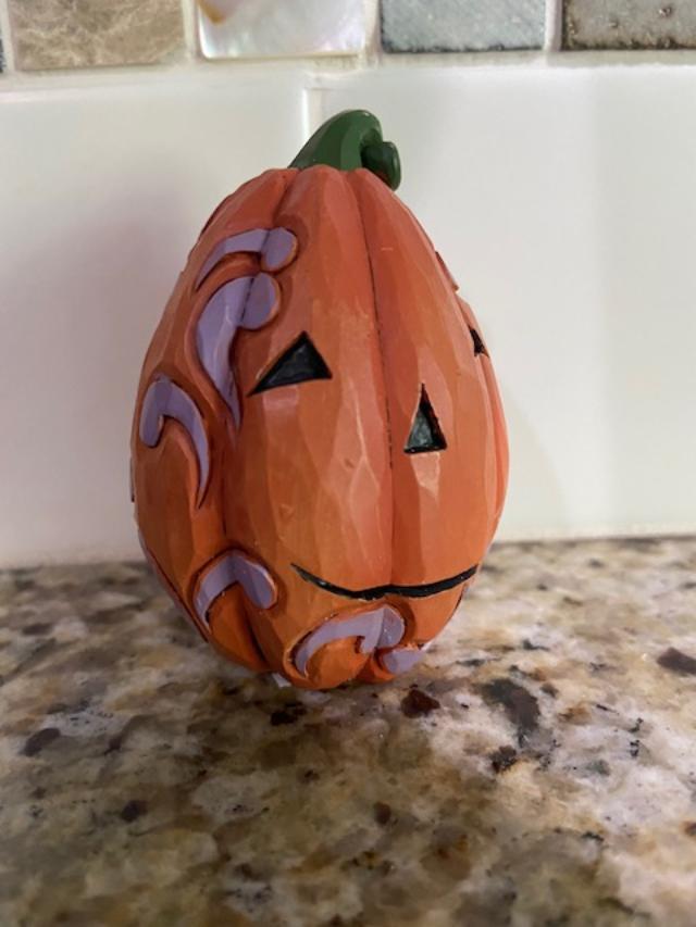 Jim Shore Halloween Egg Jack-o-Lantern Egg 2.5″ Tall FREE SHIPPING