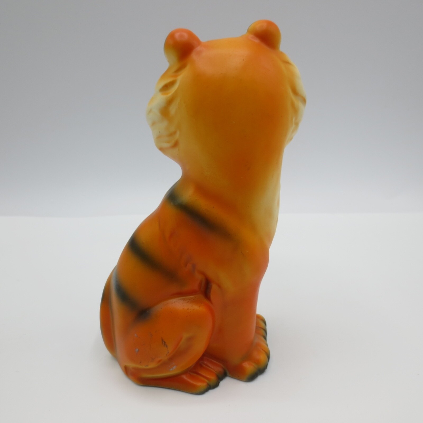 6″ Tiger Sitting Figurine Hand-Painted Proud Tiger Japan Marked