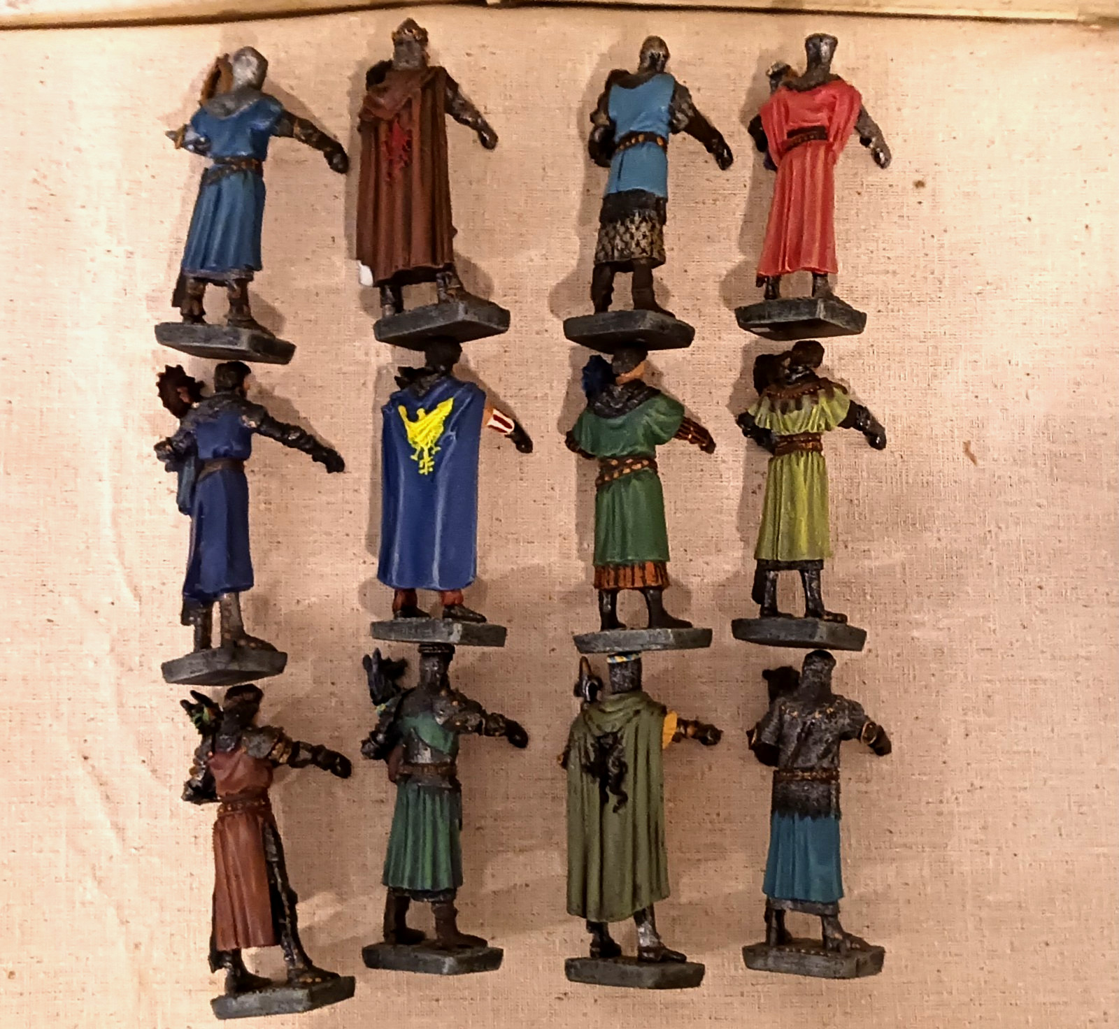 King Arthur & The Knights of The Round Table Hand Painted Sculpture Resin Set
