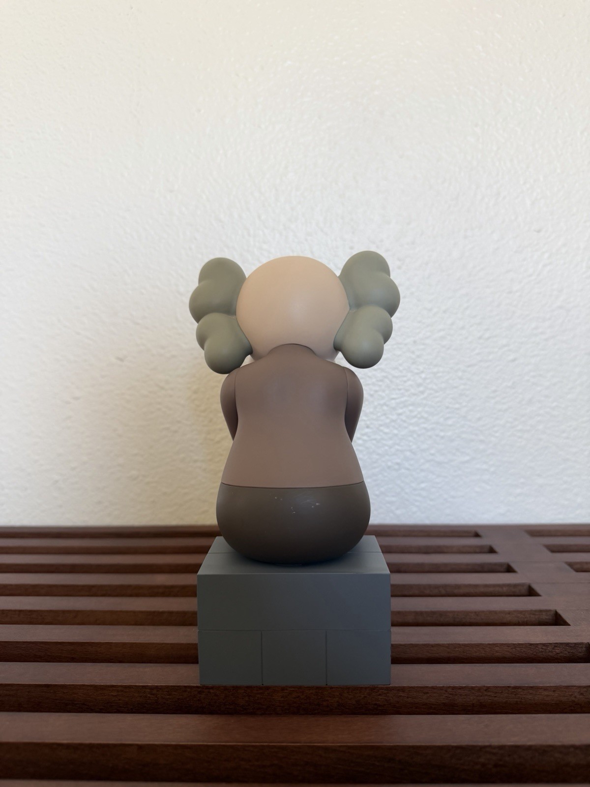 KAWS Open Edition Brown Seated Companion Figure 13” w/ Original Box Authentic