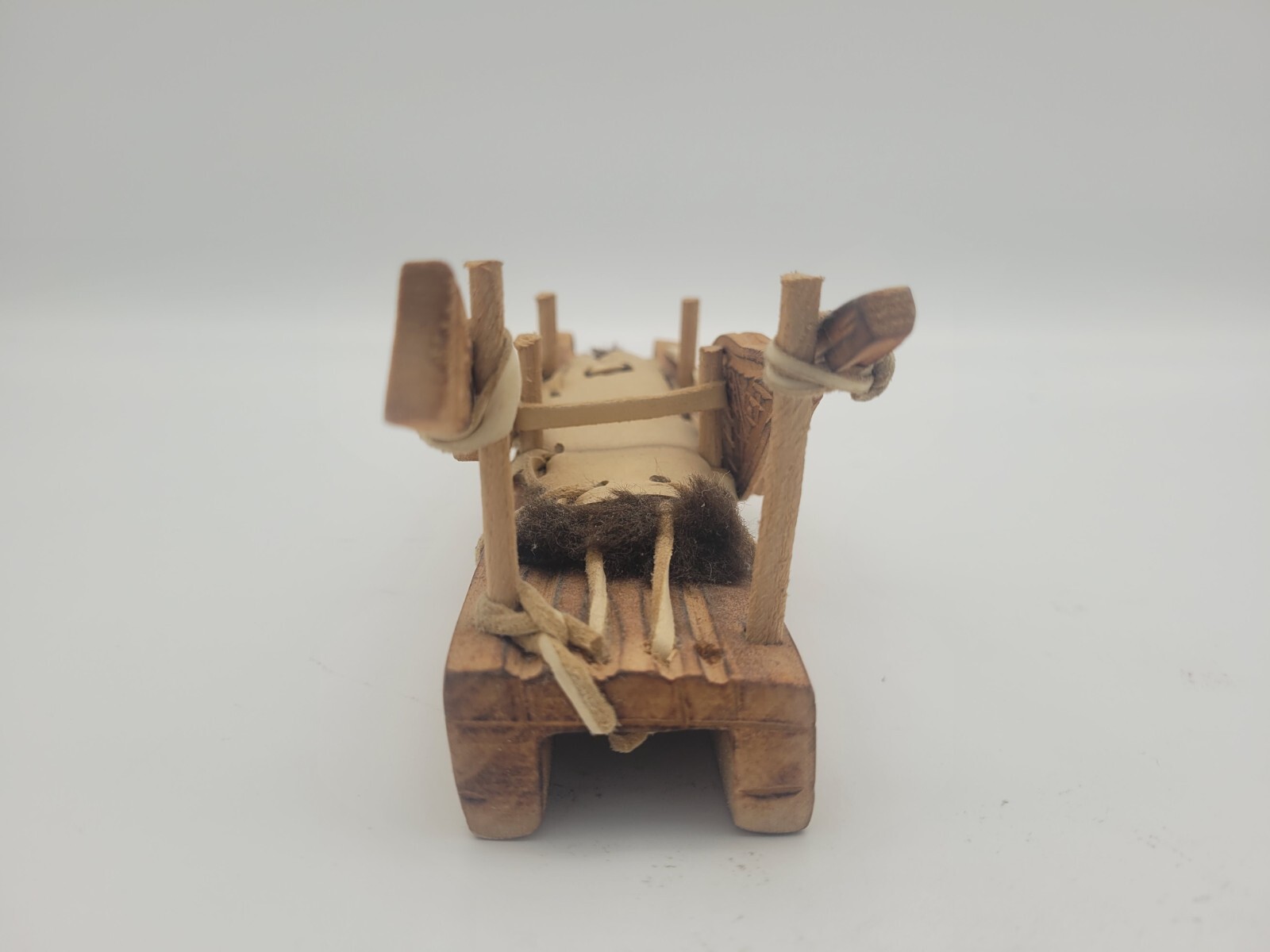 Miniature Sled Sculpture Handcrafted