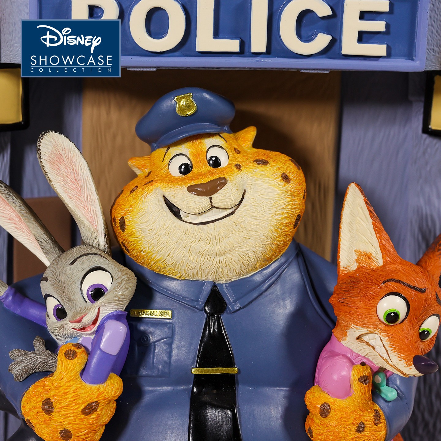 Authentic Disney Zootopia Nick Judy Benjamin Figurine Shanghai Disneyland