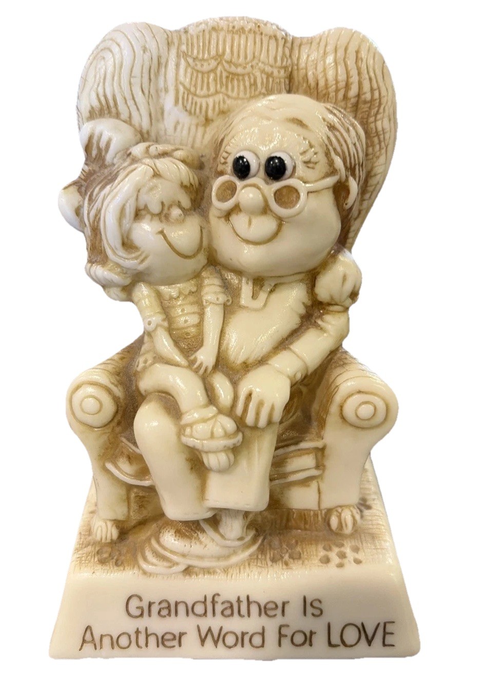 Grandfather Is Another Word for Love Figurine Vintage Gift From Granddaughter