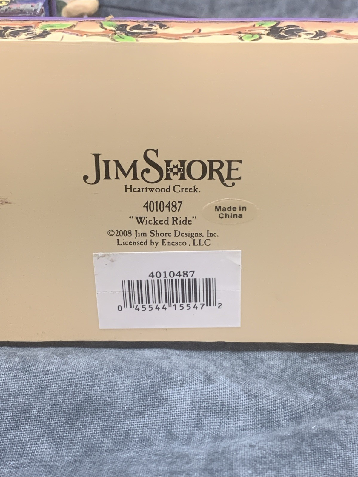 Jim Shore 2008 Witch Figurine “Wicked Ride” 4010487 Heartwood Creek Enesco W/Box