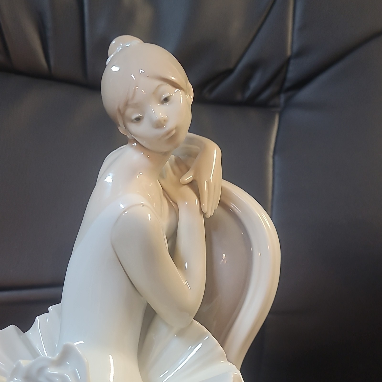 Lladró Hand Painted Porcelain Ballerina #4847 No Box Pls see desc.