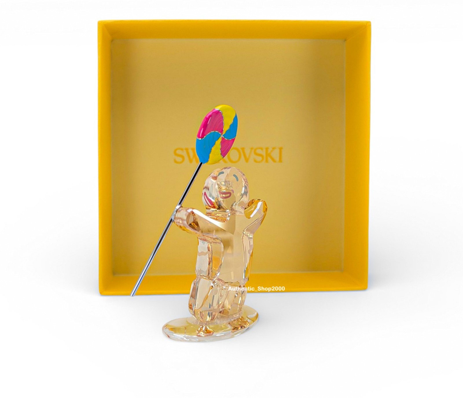 New 100% SWAROVSKI Sparkle Crystals DreamWorks Shrek Gingy Figurine 5720461
