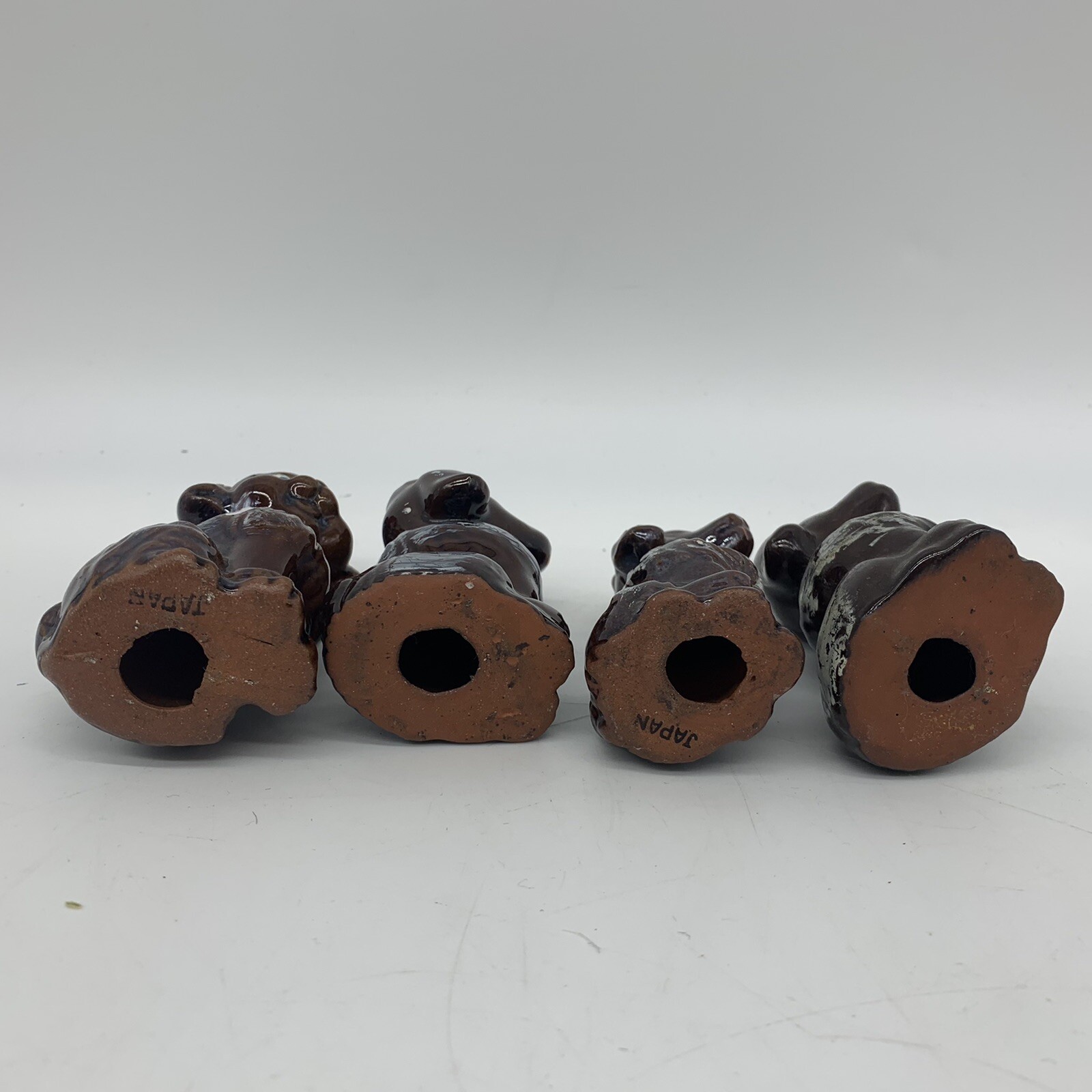 9 pc. VTG 1950s MCM Labrador & Poodle Dog Figurines – Ceramic Resin & Wood