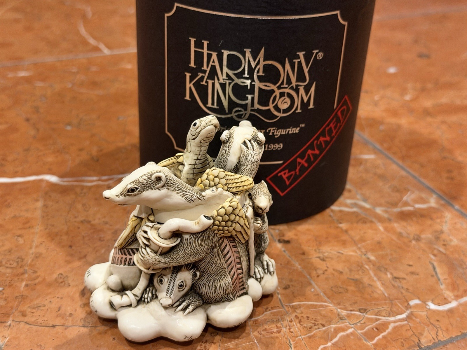 HARMONY KINGDOM ROAD KILL’S REVENGE ANIMALS FIGHT BACK 4323/5000 SIGNED NEW NIB