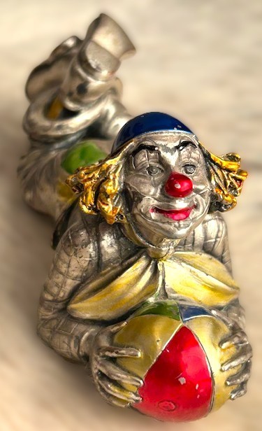 MIDA ARGENTO ITALIAN “CLOWN WITH BEACHBALL” .925 STERLING SILVER- RETIRED