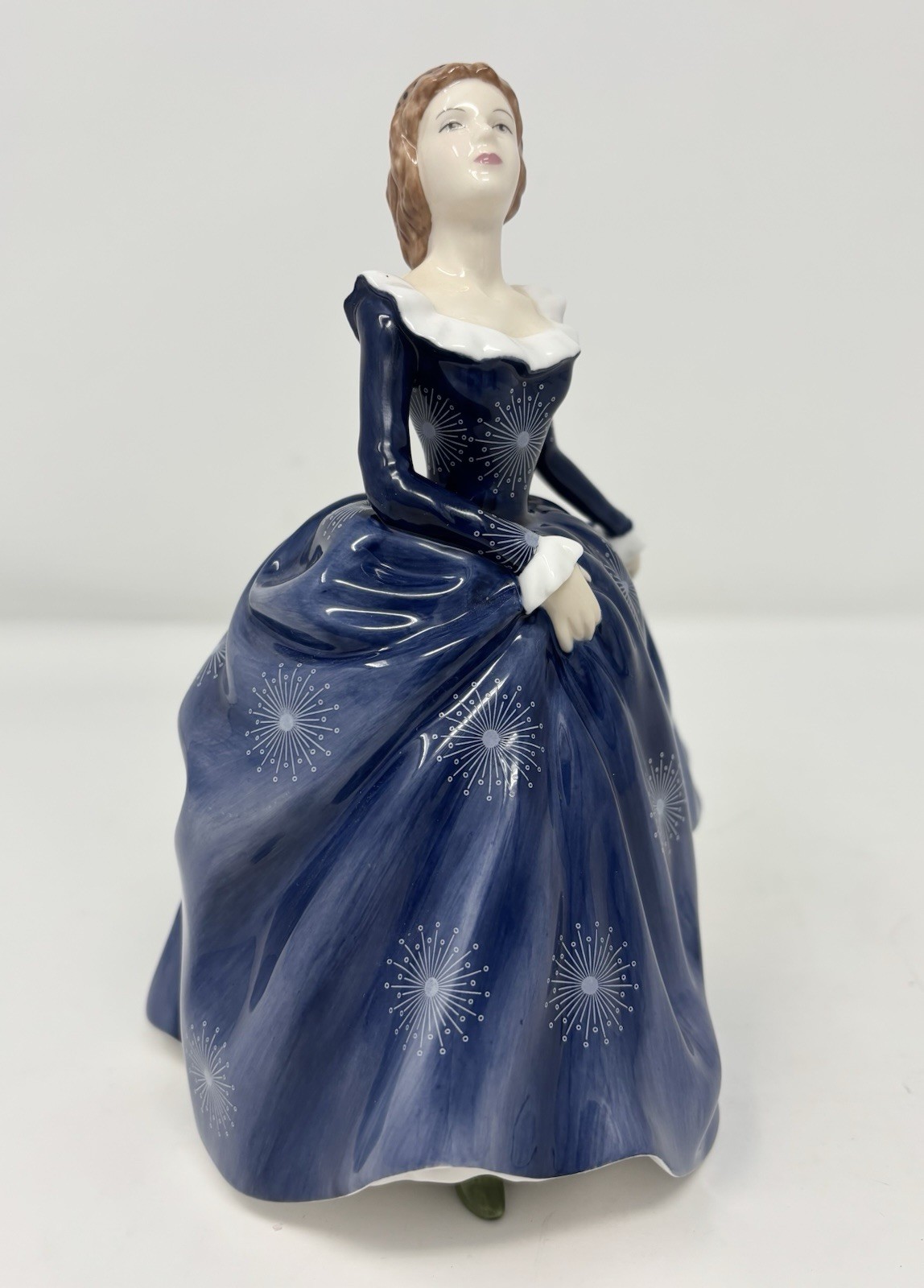 Royal Doulton Pretty Ladies Fragrance Figurine HN 4931 Blue Dress 2006 7” Lady