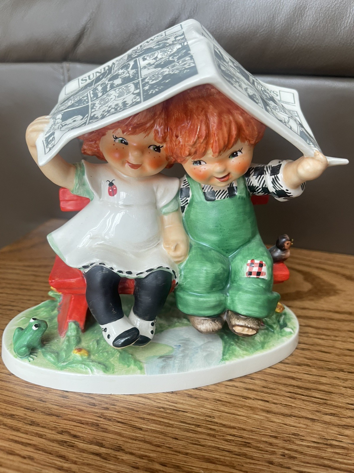 Vintage Goebel Figurine Let it Rain 1967 BYJ 51 Redhead Kids – Charlot Byj