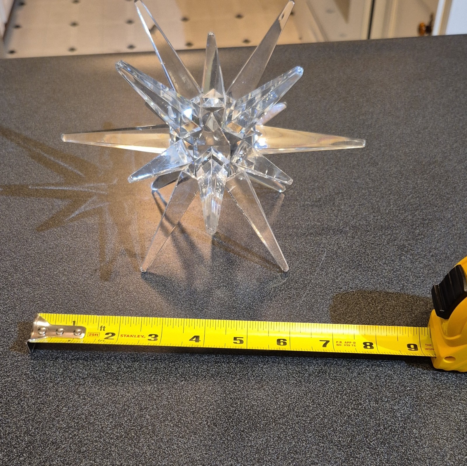 Mid Century Modern Atomic Starburst Vintage Retro Acrylic Tabletop Decor