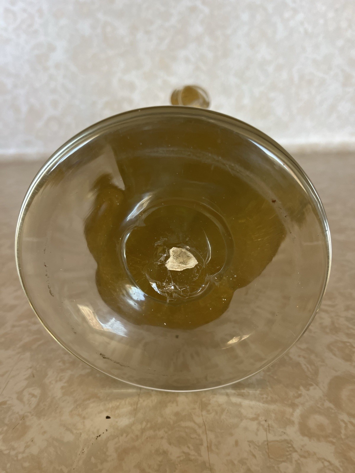 Vintage Murano Glass Woman Figurine Clear Gold Dust Swirl 11” Tall (172 ME)