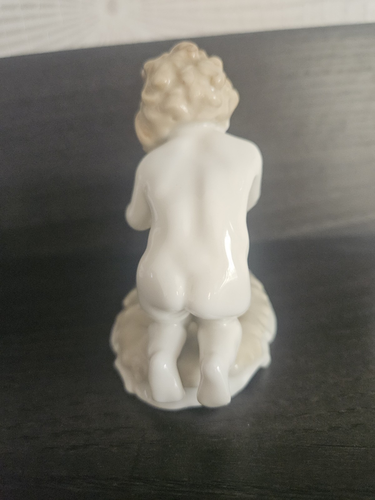 RRR RARE K Tutter Hutschenreuther Selb Germany Figurine Cherub Deer Fawn Germany