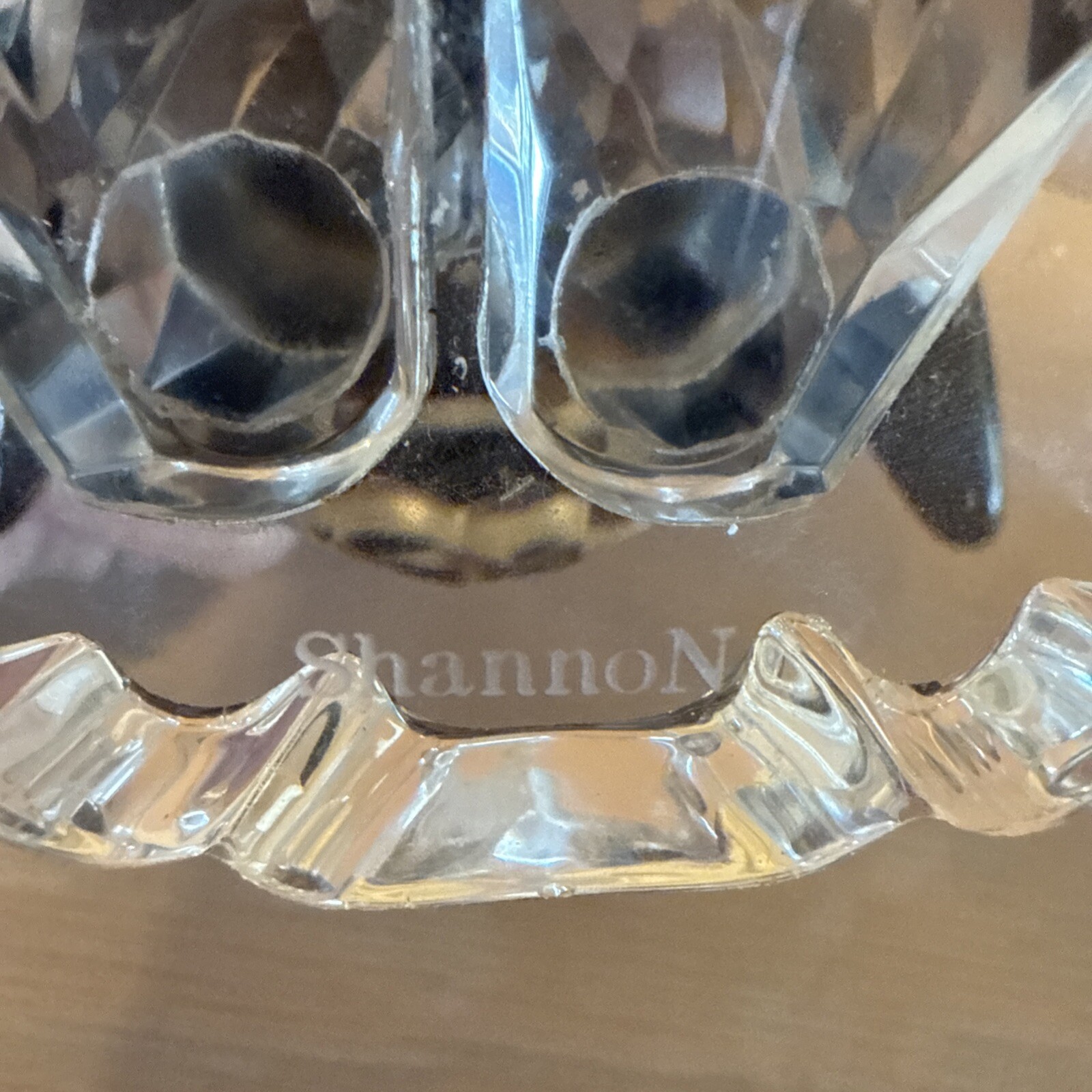 Shannon Crystal Penguin Figurine Black Clear Crystal 6-inches Tall